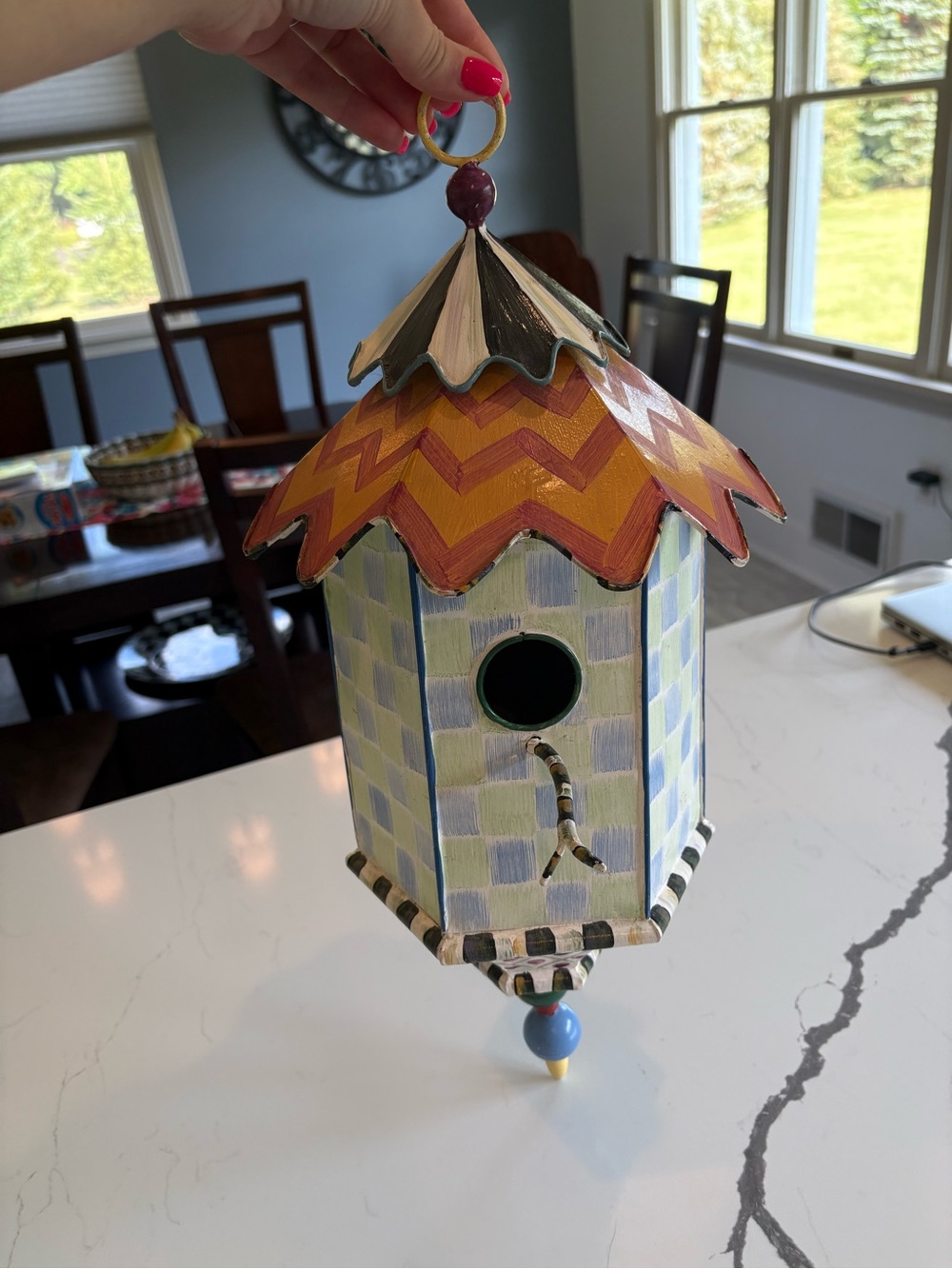 Mackenzie-Childs Flyer Folly Birdhouse